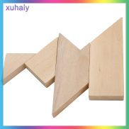 xuhaiy 1 Pcs T Word Puzzle Tangram Wooden Brain Teaser Puzzle Intellectual