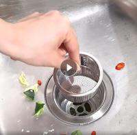 Stainless Steel Kitchen Sink Strainer Stopper Waste Disposer Plug Filter Bathroom Hair Catcher Strainers Kitchen Drain Accessor