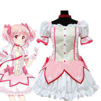 Puella Magi Madoka Magica คอสเพลย์ Akemi Homura Battle Costume อะนิเมะฮาโลวีนเวทีเล่นเครื่องแต่งกาย