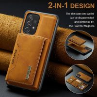 DG.MING Magnetic Detachable Leather Wallet Case for Samsung Galaxy A51 A71 A73 A22 A32 A42 A52 A72 A13 A23 A53 4G 5G Phone Cover