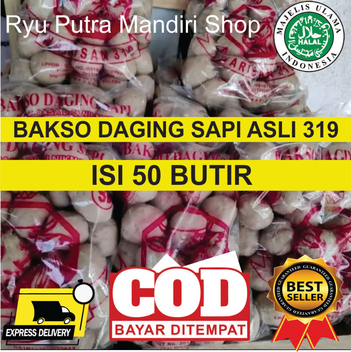 Bakso Warisan 319 Isi 50 Daging Sapi Asli Sertifikasi Halal Mui