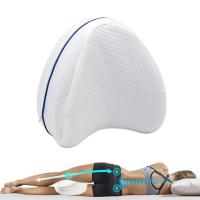 ┅✓◆ Foot Memory Foam Clip Leg Pillow Heart shaped Shaping Slow Rebound Side Sleeping Pillow Relax Pregnant Woman Fixed Legs