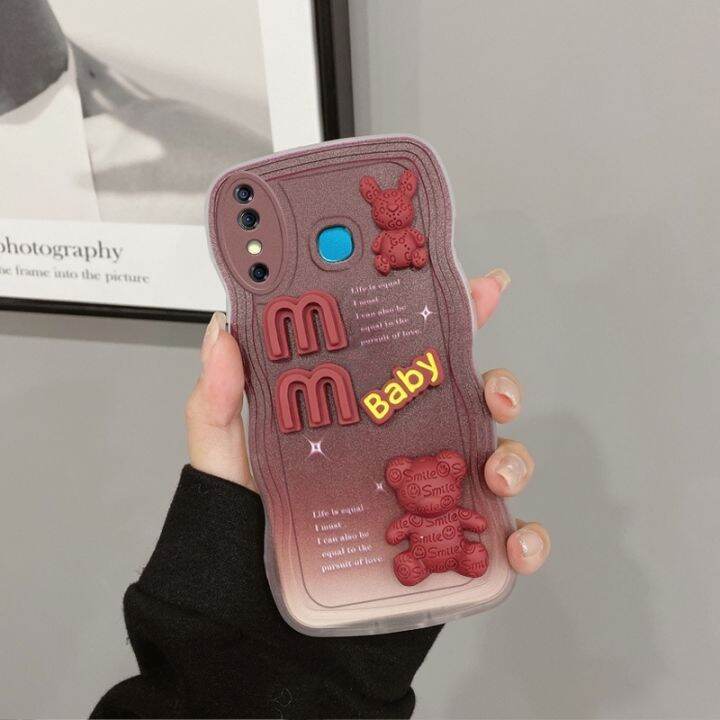 เคส-infinix-hot-8-เคสโทรศัพท์มือถือ-ลายตุ๊กตา-ไล่โทนสี-สําหรับ