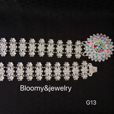 Bloomy&amp;jewelry_shop7 เข็มขัด ราคาถูกที่สุด (ขายปลีก-ส่ง) เข็มขัดเจ้าสาว เจ้านาง ตกแต่งชุดไทย ออกงานต่าง ๆ มีหลายแบบให้เลือก สินค้าพร้อมจัดส่ง