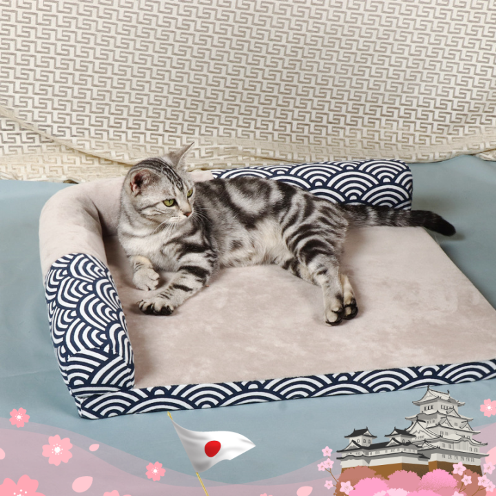 sph-ที่นอนแมว-ที่นอนหมา-ที่นอนสำหรับสัตว์เลี้ยง-เสื่อนอน-เสื่อหวาย-ที่นอนหวาย-แถบหมอนข้างนุ่มๆ-สไตล์ญี่ปุ่น