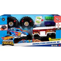 Hot Wheels Monster Trucks Sabretooth Showdown 164 Playset with Mega Wrex  Mattel Toys - ToyWiz