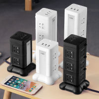 Office Multifunctional Desktop Vertical Multi-Position Socket Emergency Light Usb With Battery Mobile Phone Charging Treasure Row Plug Desk Lamp