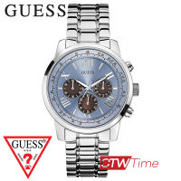 (ผ่อนชำระ สูงสุด 10 เดือน) Guess Horizon นาฬิกาข้อมือผู้ชาย สายสแตนเลส รุ่น W0379G6 (Blue)