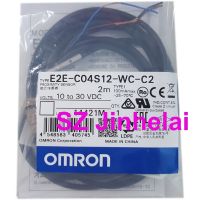 Ygdgs สวิตช์เซนเซอร์พร็อกซิมิตี Omron 10-30VDC 2เมตรเส้นผ่าศูนย์กลางเล็กของแท้ E2E-C04S12-WC-C1 E2E-C04S12-WC-C2 E2E-C04S12-WC-C1-2