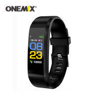 ONEMIX 2023กีฬา Pedometers สร้อยข้อมือสมาร์ทติดตามการออกกำลังกายขั้นตอนที่เคาน์เตอร์กันน้ำเข้ากันได้สายรัดข้อมือวัดความดันโลหิต