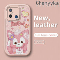 เคส Chenyyyka สำหรับ Xiaomi Redmi 12C เคส M5s POCO C55 POCO ลายการ์ตูนน่ารัก LinaBell เคสใส่โทรศัพท์หนังใหม่ฝาหลังกันกระแทกป้องกันซิลิโคนนิ่มเลนส์กล้องถ่ายรูปเคสรวมทุกอย่าง