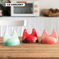 Le Creuset ที่ใส่หม้อเซรามิกที่ใส่ฝาหม้อสร้างสรรค์ที่ใส่ฝาหม้ออุปกรณ์จัดเก็บในครัว