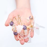 Fashion Sweet Dream Super Fairy Silk Butterfly Bride Wrist Flower Bridesmaid Sister Group