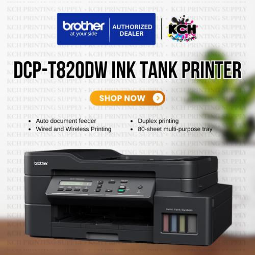 Brother DCP-T820DW Duplex High Speed Multi Function Ink Tank Printer ...