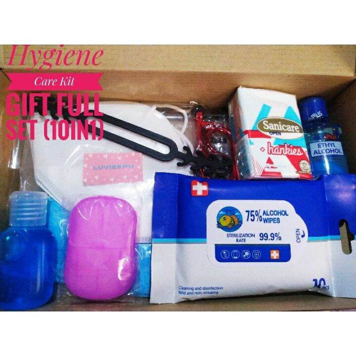 Hygiene Travel Protection Care Kit Gift Set with Box 10types/All in