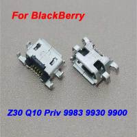 3 10ชิ้นสำหรับ Blackberry Z30 Q10 Priv 9983 9930 9900 Micro Mini ชาร์จ USB แท่นชาร์จขั้วต่อหลอดไฟ LED ปลั๊กหัวเสียบ