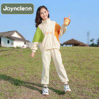 JoynCleon ชุดกีฬาเด็กผู้หญิงเด็กกลางและใหญ่ใหม่ชุดทูพีซสาวน้อย