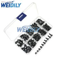 10 kinds 200PCS 6x6 Tact Switch Tactile Push Button Switch Kit Height: 4.3MM 13MM DIP 4P Micro Switch 6x6 Key Switch