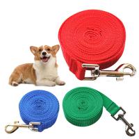 Nylon Dog Training Leashes Pet Supplies Walking Harness Collar Leader Rope For Dogs Cat 3M 6M 10M 15M 20M Collars