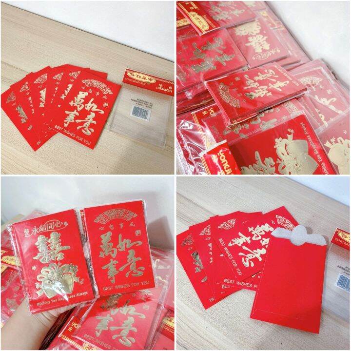 6pcs Red Angpao/ampao envelope pocket money MAKAPAL | Lazada PH