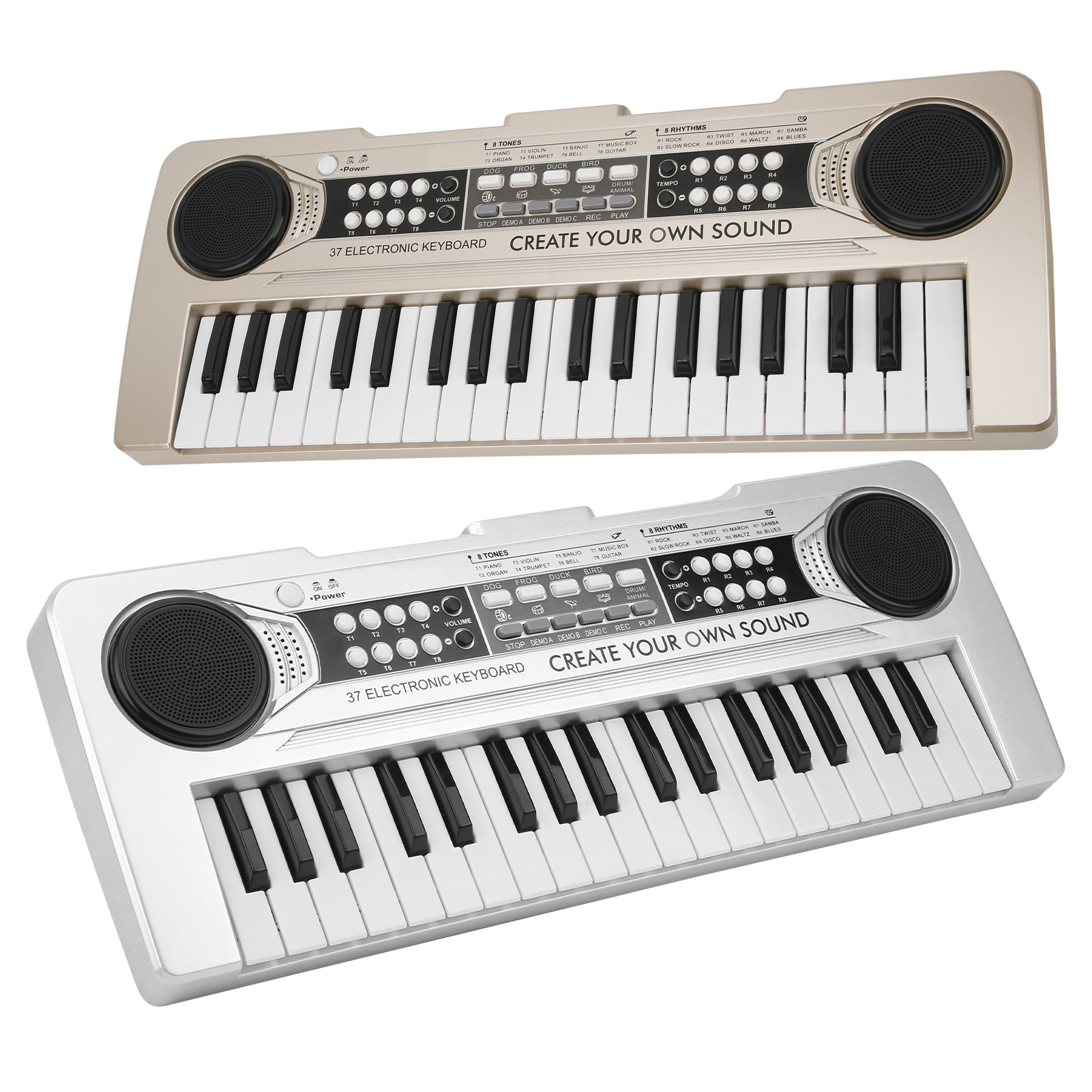 Lamica Childrens 37 Key Electronic Keyboard Piano Organ Toy Set Microphone Music Play Kids Educational Toy Gift 