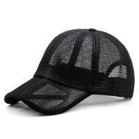 Oversize full mesh sun hat male summer cool riding sport cap lady peak hats men plus size baseball caps 55-60cm 60-66cm