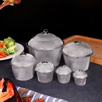 【CW】 Arshen 3 Sizes Spice Seasoning Strainer Chained Lid Mesh Filter Basket Infuser Tools