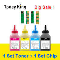 Toney King 4 x Toner Refill ชุดผงเลเซอร์ชิปสำหรับ Samsung CLX 3185FN 3185FW 3185N 3186 3186N 3180เครื่องพิมพ์