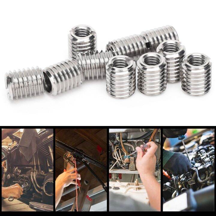 Threaded Inserts, M6x1.0 Female and M10x1.5 M3 Threaded Insert Insert