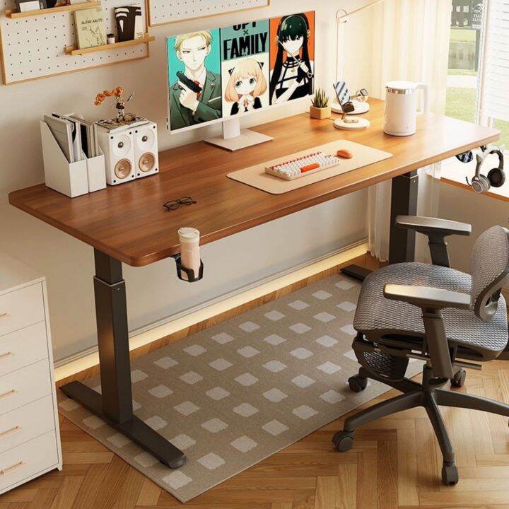 GASMBUY Ergonomic Table Electric Standing Desk Adjustable Height Computer Table with 2 Motor