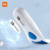 ☌✒▼ Xiaomi Man Women Sport Insoles Memory Foam Insoles For Shoes Sole Deodorant Breathable Cushion Running Pad For Feet