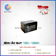 Bình ắc quy 12v-12aH, đảm bảo tin dùng, chất lượng, hàng uy tín