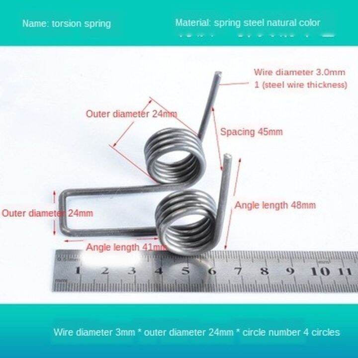 powerful-large-rotation-double-twist-juan-3-0-wire-diameter-strong-manganese-steel-wire-clamp-torsion-juan-v-type-rotary-spring