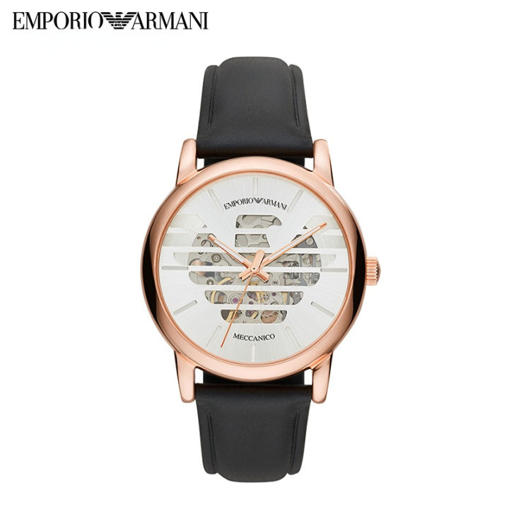 emporio-armani-นาฬิกาชายกลวงนาฬิกากลไก-ar60031ของขวัญวันเกิดของขวัญวันหยุด