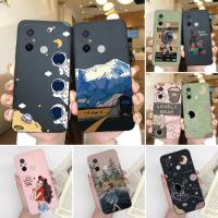 เคสโทรศัพท์ใหม่สำหรับ Xiaomi Poco C55เรดมี่11A 12C มนุษย์อวกาศน่ารักด้านหลังซิลิโคนกันกระแทกด้านที่ครอบสำหรับ Xiaomi Xiaomi Redmi12C Redmi11A PocoC55กันชนกระเป๋าโทรศัพท์ปลอก