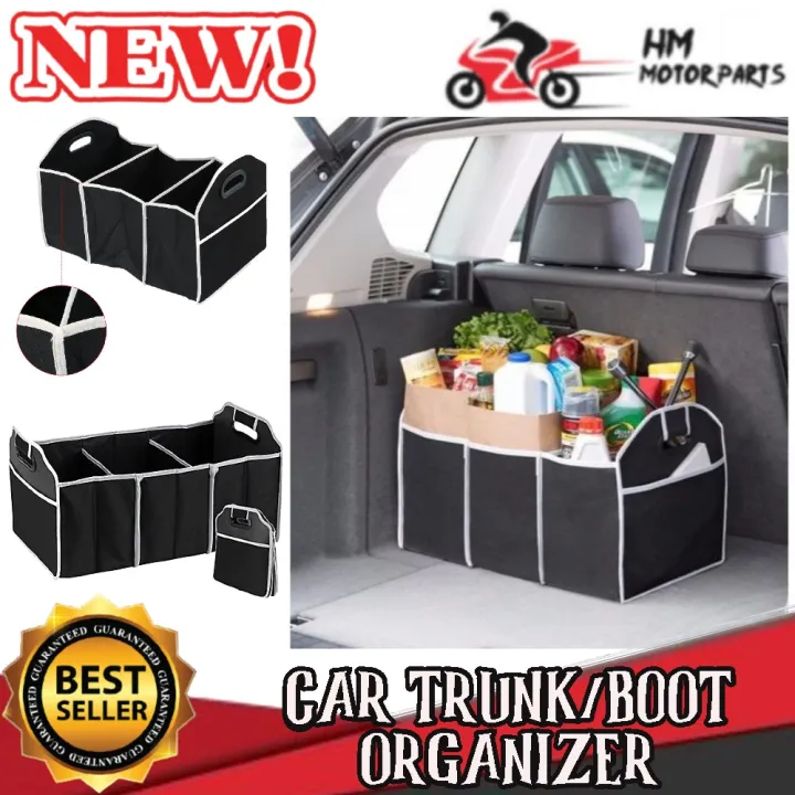 Car Trunk/ Boot Organizer for HYUNDAI REINA Compartment Collapsible
