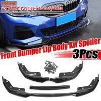 3PCS MP Style G20 Car Front Bumper Lip Spoiler Splitter Diffuser Detachable Body Kit Cover Guard For BMW 3 Series G20 2019 2020