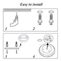 ร้อน Led Motion Sensor แสง85-220โวลต์โคมไฟเพดานสำหรับบ้านทางเดินบันไดระเบียงห้องนั่งเล่นห้องนอน Rader เซ็นเซอร์สมาร์ทไฟกลางคืน