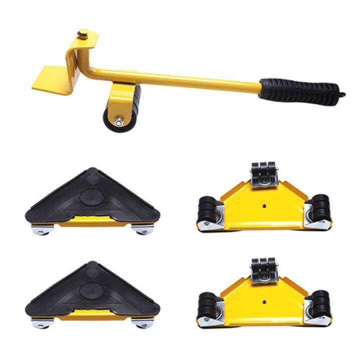 Furniture Mover Tool Transport Lifter Heavy Stuffs Moving 4 Wheeled
