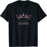 เสื้อยืดคอกลมฤดูร้อน เสื้อแขนสั้น  The Album Crown Black T-Shirt ใส่ได้ทั้งหญิง ชาย เสื้อยืด ผู้ชาย ผู้หญิง T Shirts แขนสั้น เสื้อยืด