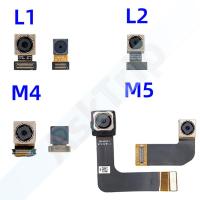 ด้านหลังเดิมกล้องหลังหลัก Flex Cable สําหรับ Sony Xperia L1 L2 M4 M5 Plus กล้องหน้าใหญ่ขนาดเล็ก Flex