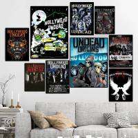 Hollywood Undead Rock Band โปสเตอร์ผ้าใบ HD พิมพ์ส่วนบุคคล Wall Art ภาพวาดที่กำหนดเองขนาดเล็ก Liyanhong2