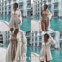 Atipashop - Miami  top เสื้อคลุม ไปทะเล กรุบๆ