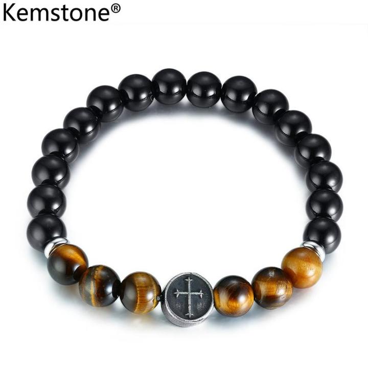 Mens fashion sale beaded bracelets