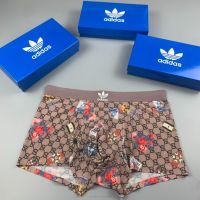 [sports] Adidas [3 ชิ้น + กล่อง] กางเกงบ็อกเซอร์ ระบายอากาศ ใส่สบาย สําหรับผู้ชาย และผู้หญิง nld