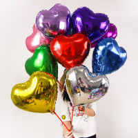 ลูกโป่งรูปหัวใจฟอยล์ฮีเลียมเด็กของขวัญงานแต่งงานเด็กอาบน้ำ Balloons heart shape foil Hellium kids gift wedding party baby shower 18 inch Love Heart Foil Helium Balloons Wedding Party Birthday Decor