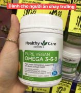 Healthy Care Pure Vegan Omega 369 từ thực vật dùng cho người ăn chay