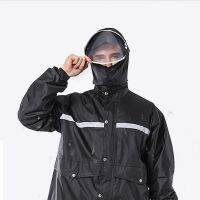 Outdoor Raincoat Men Waterproof Motorcycle Reflective Trench Male Golf Raincoat Rain Protection Capa Chuva Household Merchandise