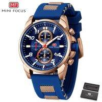 MINIFOCUS MINI FOCUS MF0268G สุดหรูนาฬิกาข้อมือมียี่ห้อสำหรับ Man แฟชั่นผู้ชายกีฬาควอตซ์นาฬิกาเทรนด์นาฬิกาข้อมือสำหรับชาย Jam Tangan Lelaki