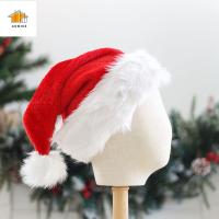 D5JKY ซานตาคลอส ตุ๊กตา อุปกรณ์ปาร์ตี้ สำหรับบ้าน คริสต์มาส เครื่องประดับ ของตกแต่งวันคริสต์มาส หมวกซานตาคลอส หมวกคริสต์มาส หมวกคริสต์มาส